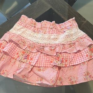 Authentic LoveShackFancy Corbett Skirt